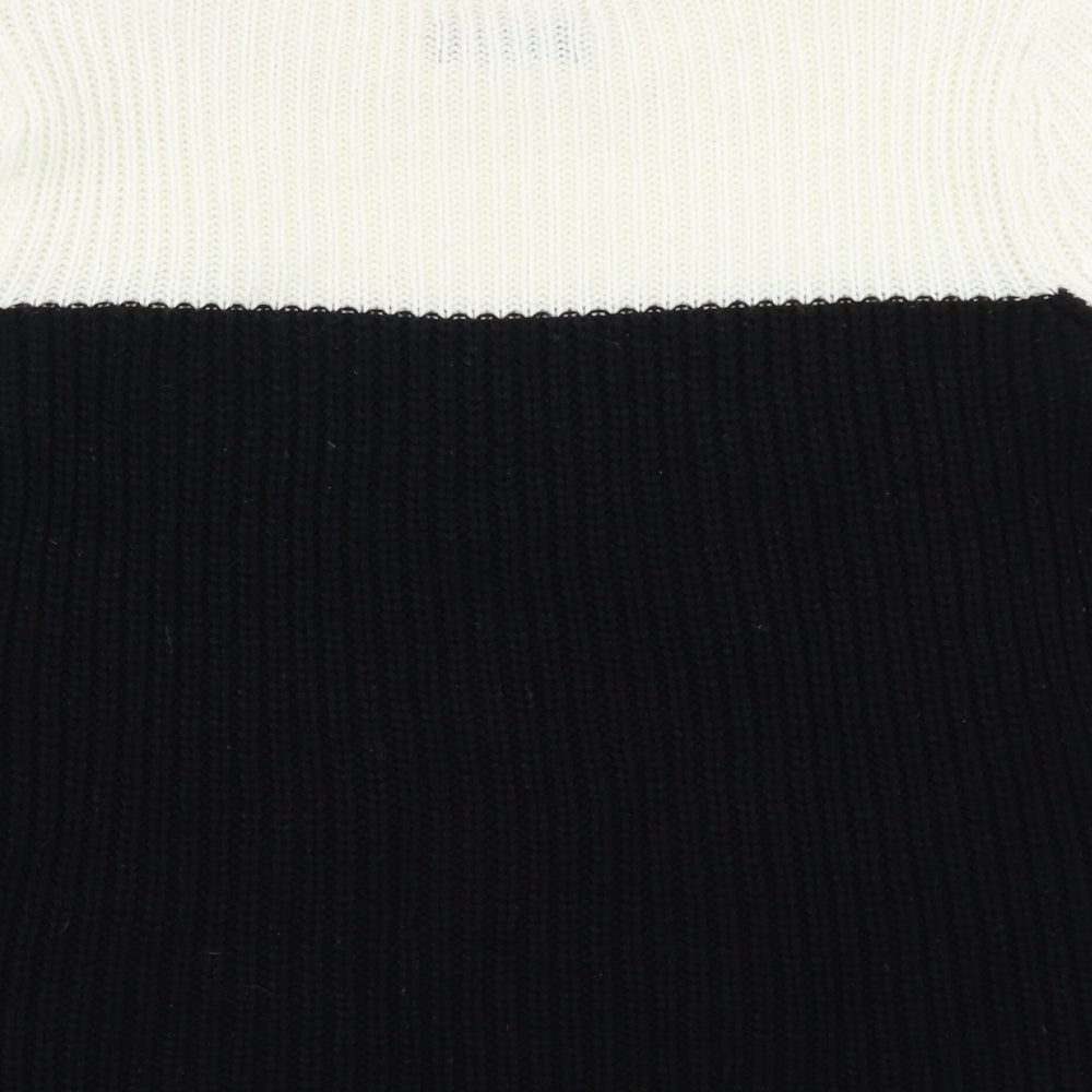 Papaya Womens White Knit Pullover Jumper Size S