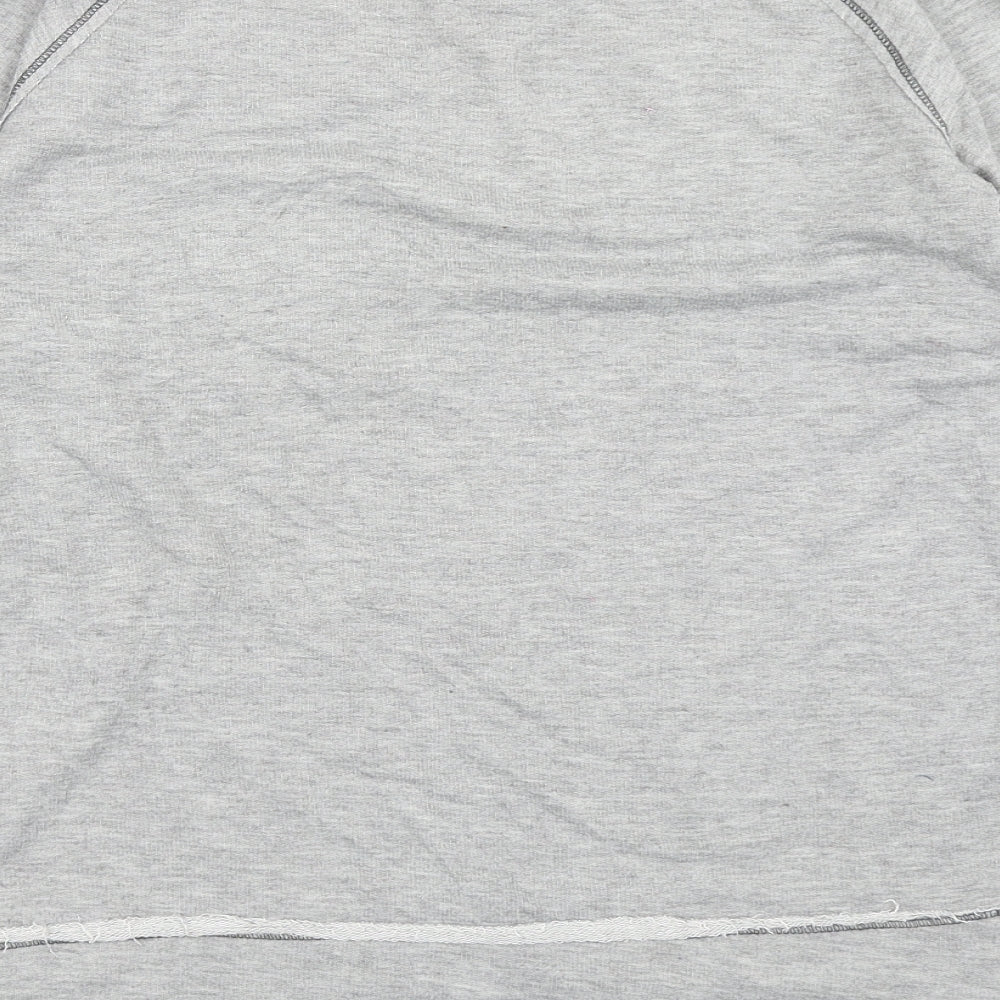 Rewind Womens Grey Pullover Sweatshirt Size M