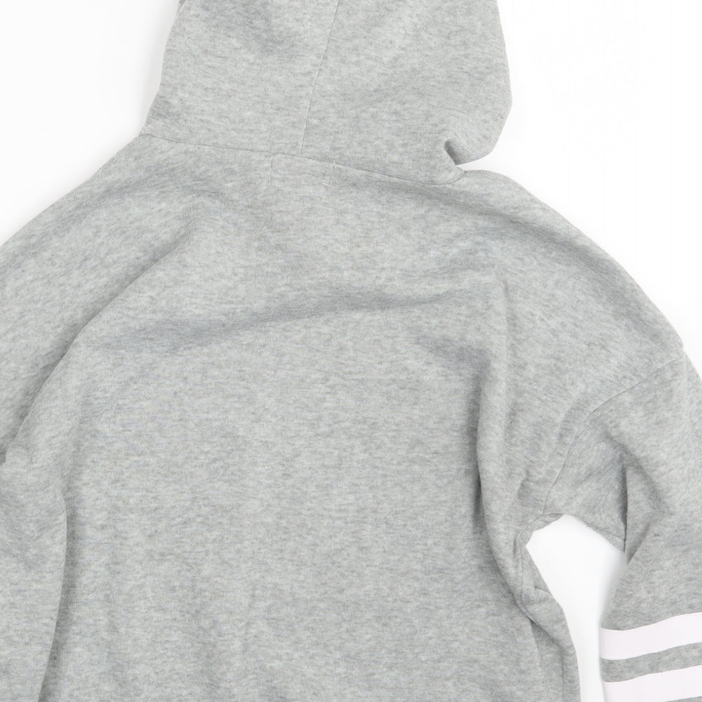 Fancyqube Boys Grey Pullover Hoodie Size S