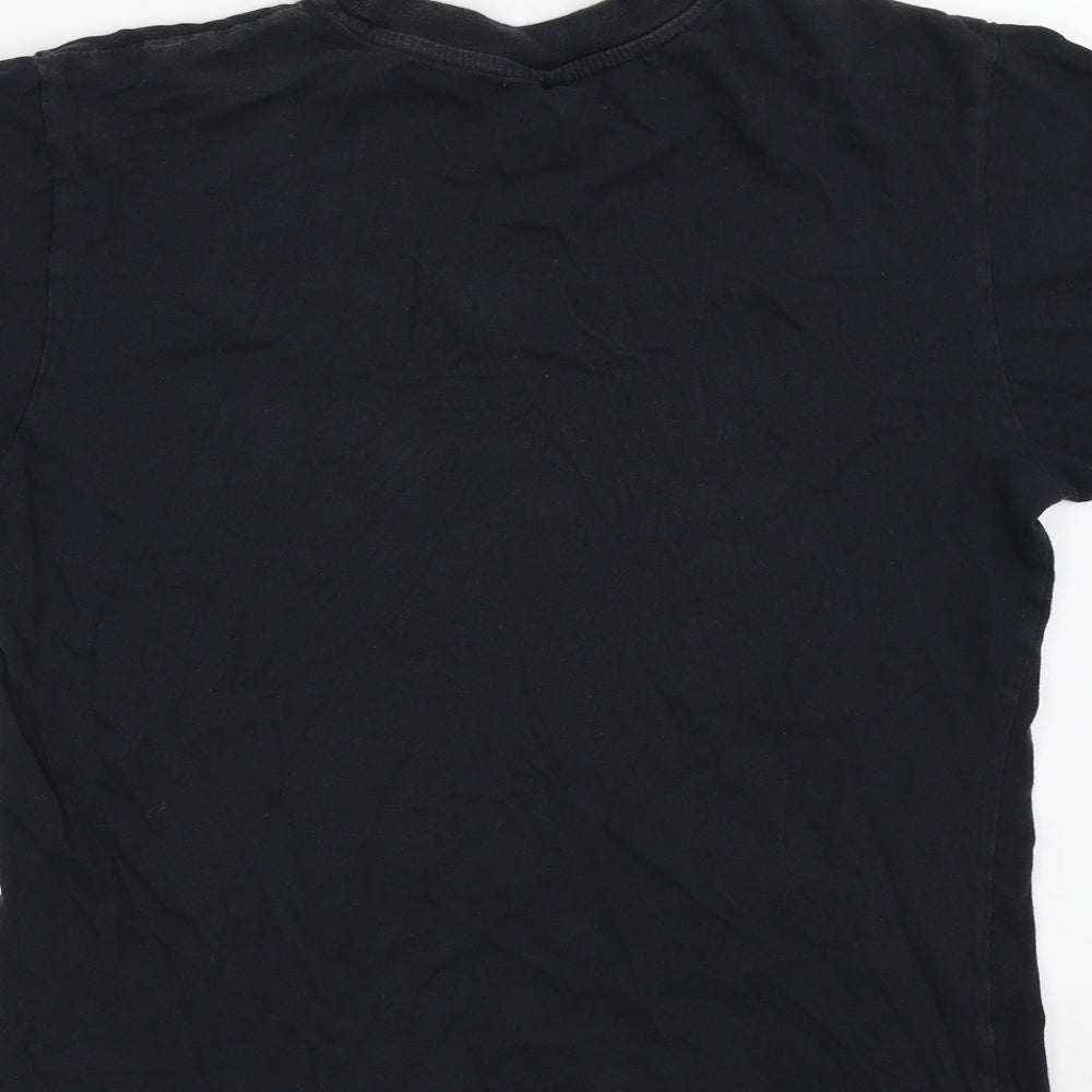 Banner Boys Black Colourblock Basic T-Shirt Size S