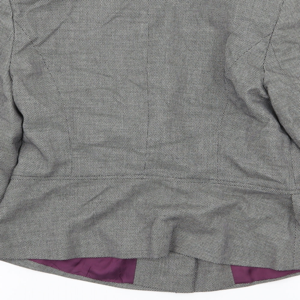 Wallis Womens Grey Jacket Blazer Size 12