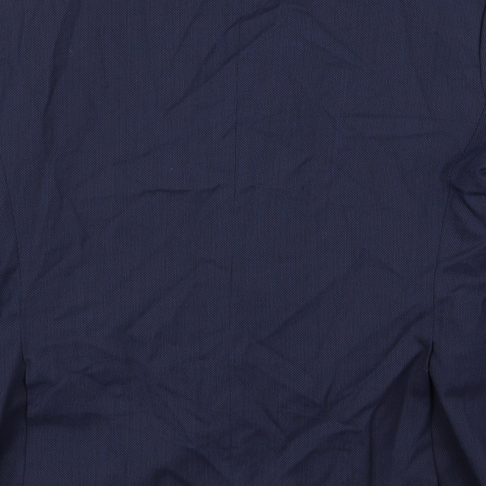 M&s Mens Blue Jacket Blazer Size 38