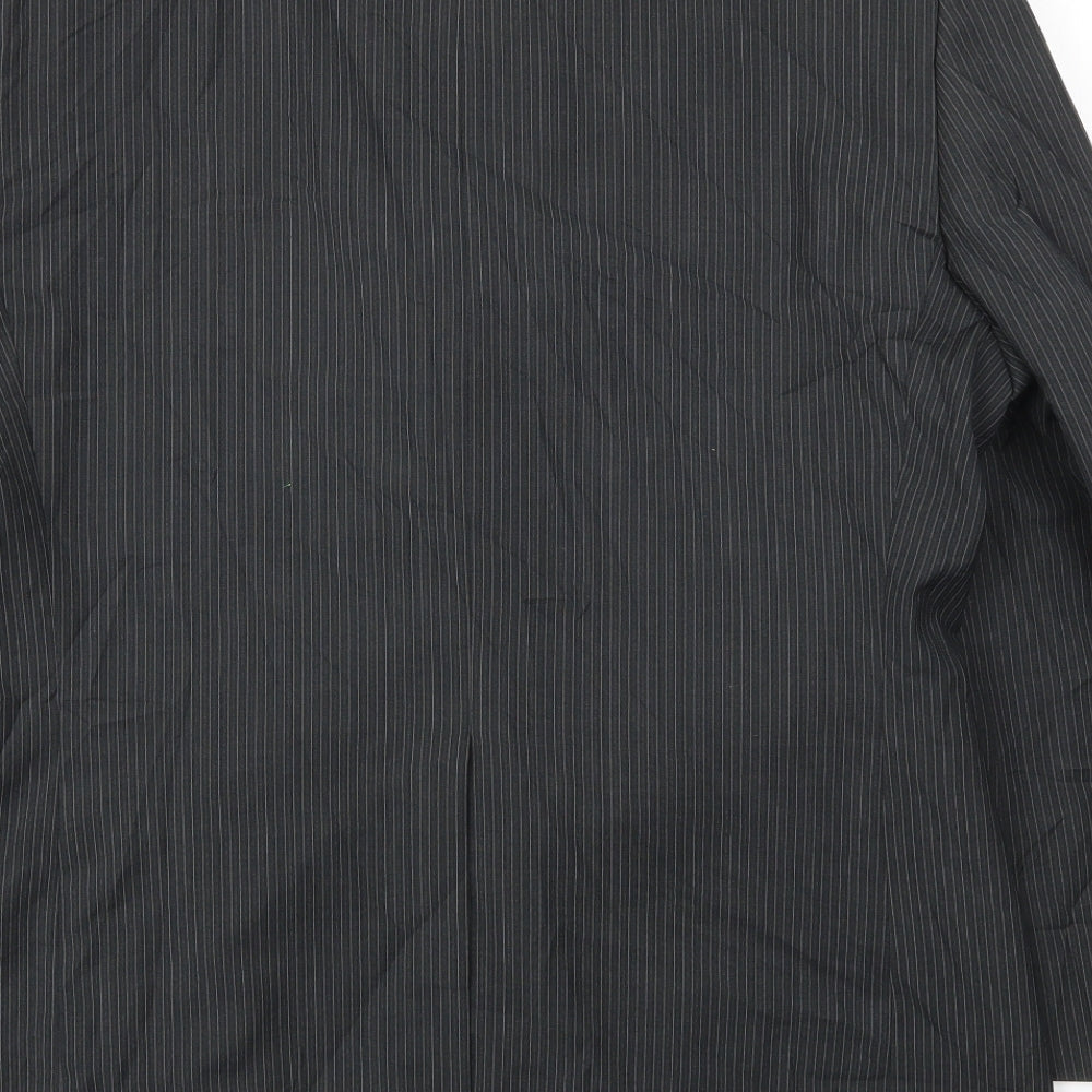 Green Woods Mens Black Jacket Blazer Size 40