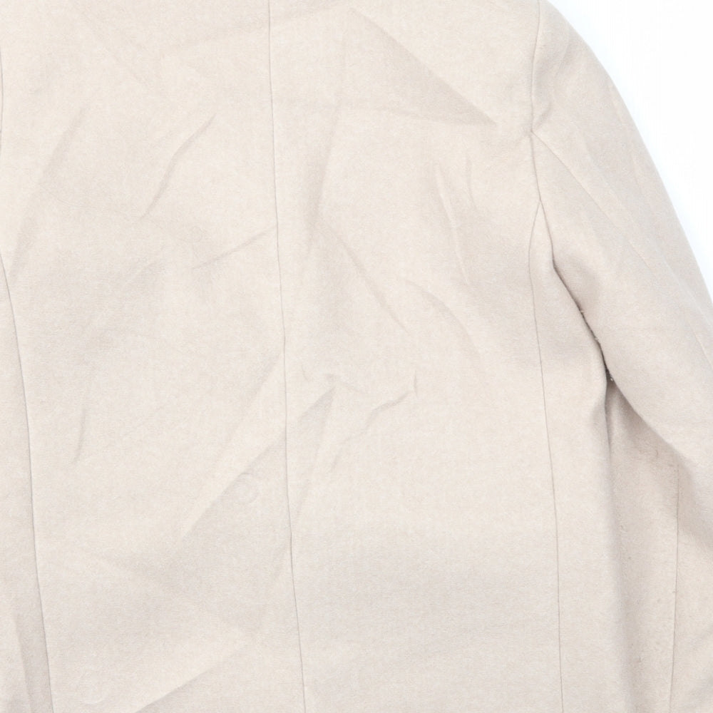 Wearhouse Womens Ivory Jacket Coat Size 8