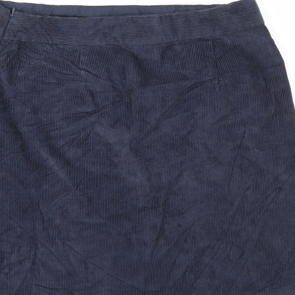 falmen Womens Blue A-Line Skirt Size 10