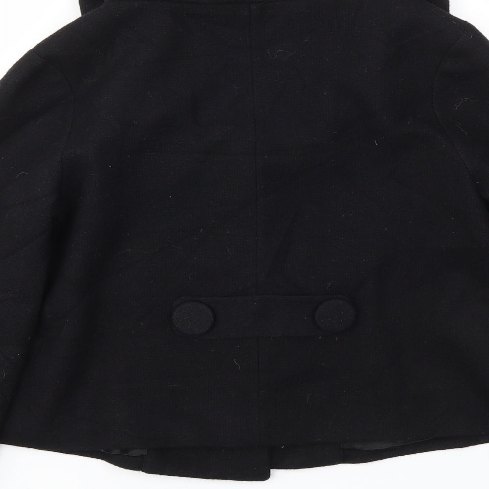 Monsoon Womens Black Jacket Coat Size 8