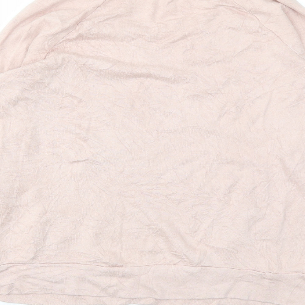 SUNDAY Womens Pink Pullover Jumper Size M