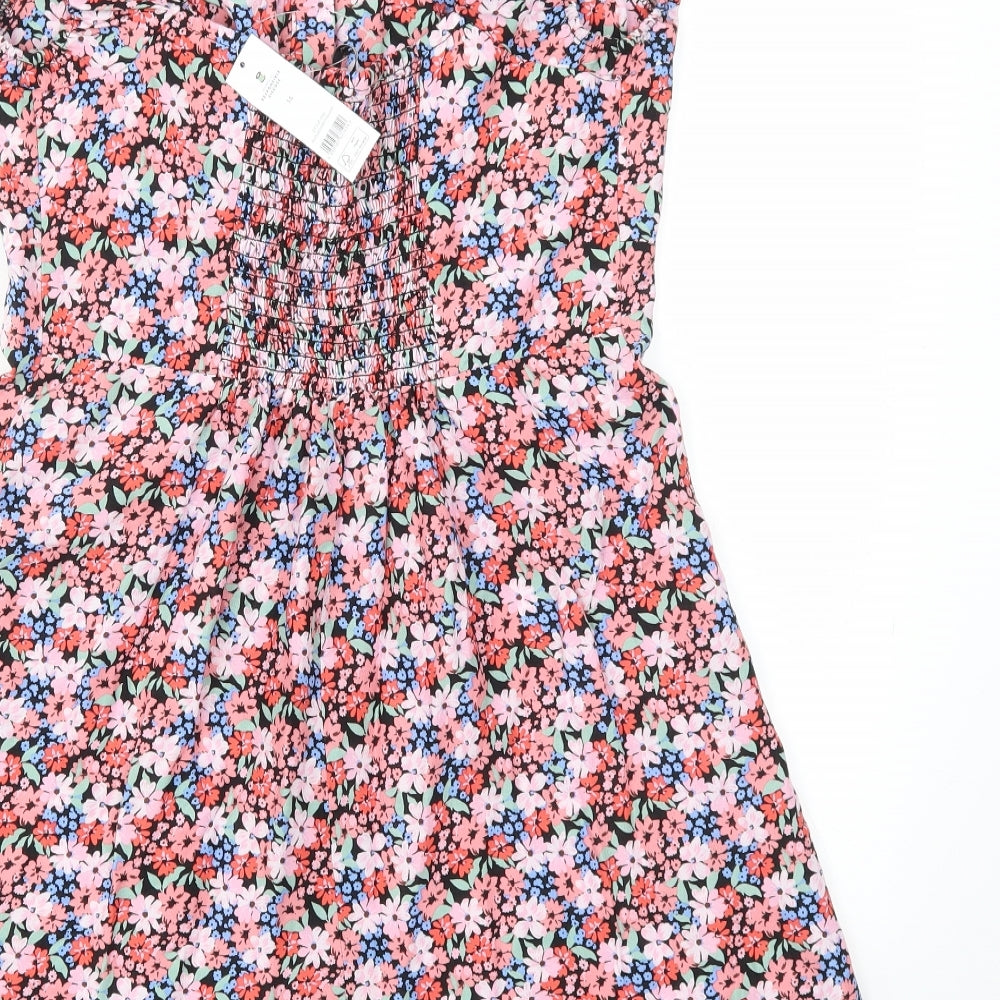 George Womens Multicoloured Floral Playsuit One-Piece
