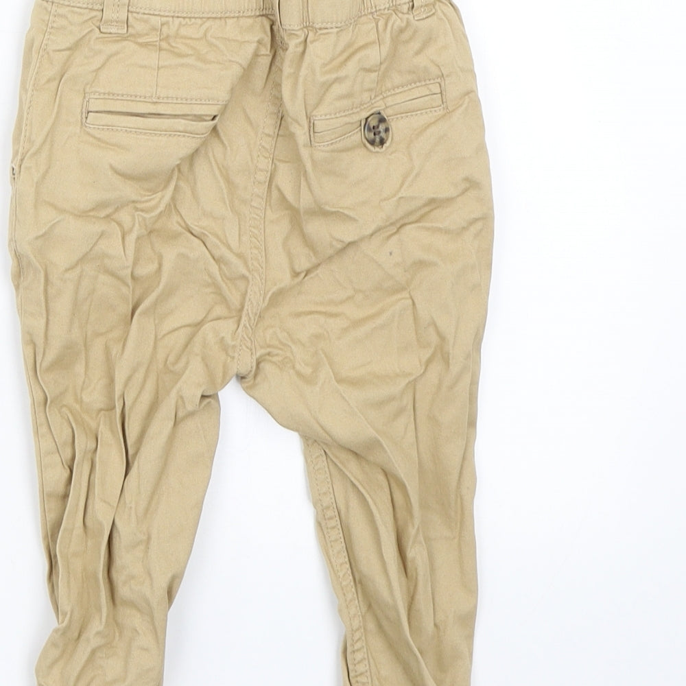 Mothercare Boys Brown Capri Trousers Size 12-18 Months
