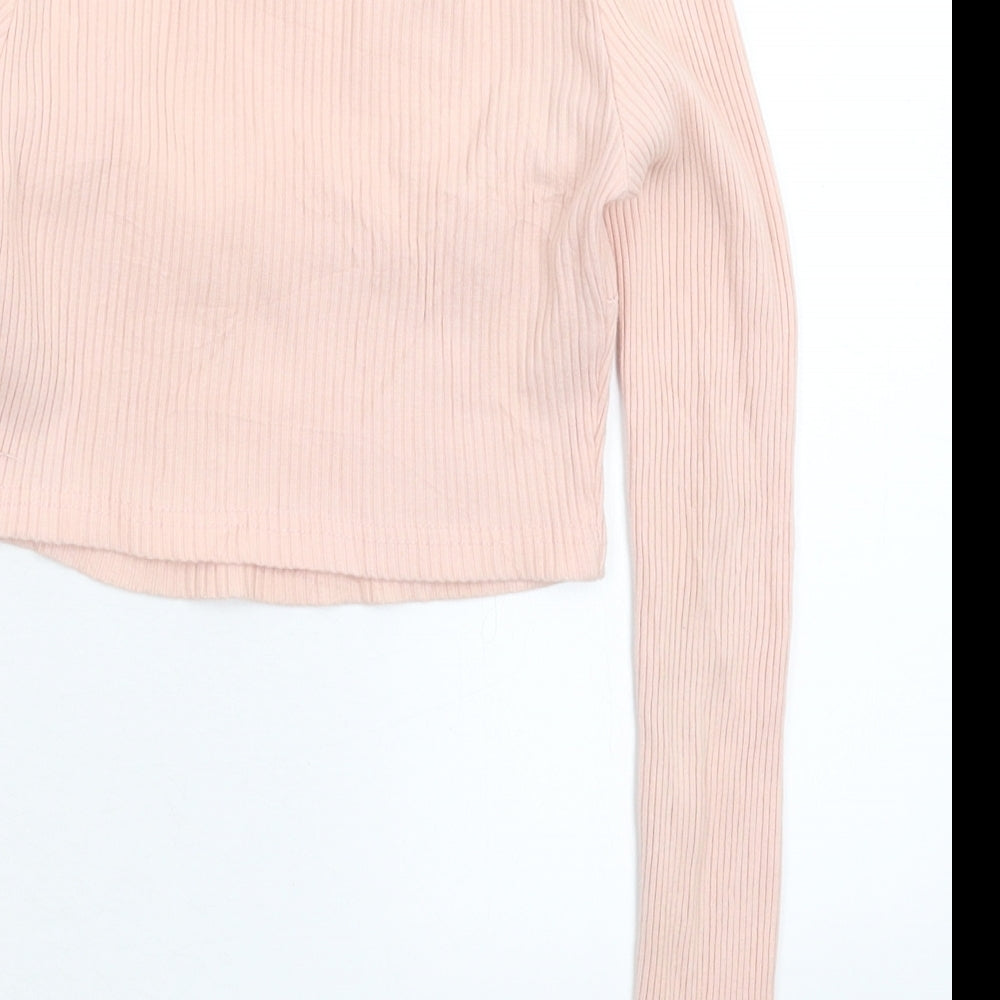 Preworn Womens Pink Pullover Jumper Size S
