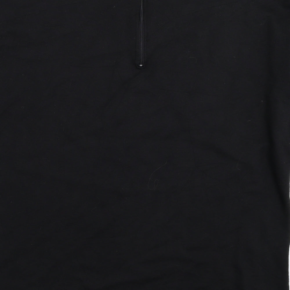 Missguided Womens Black Pullover Sweatshirt Size 10 - Oversized
