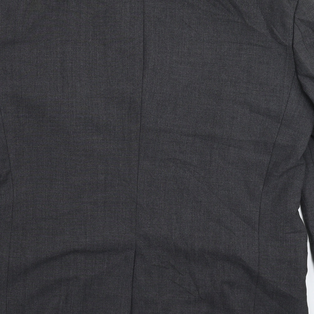 Maconde Mens Grey Jacket Suit Jacket Size 40