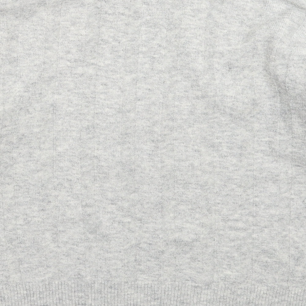 Marks and Spencer Womens Grey Knit Pullover Jumper Size 8