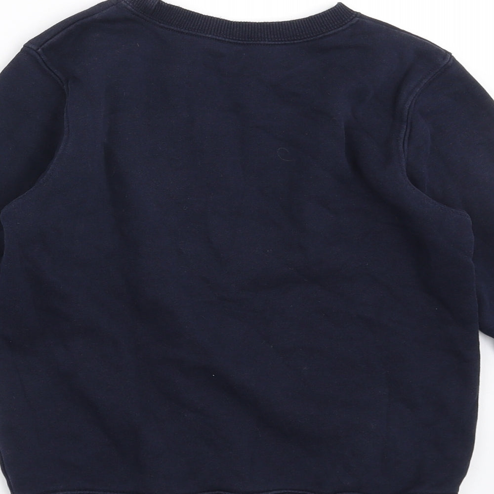 Matalan Boys Blue Pullover Sweatshirt Size 7 Years - school