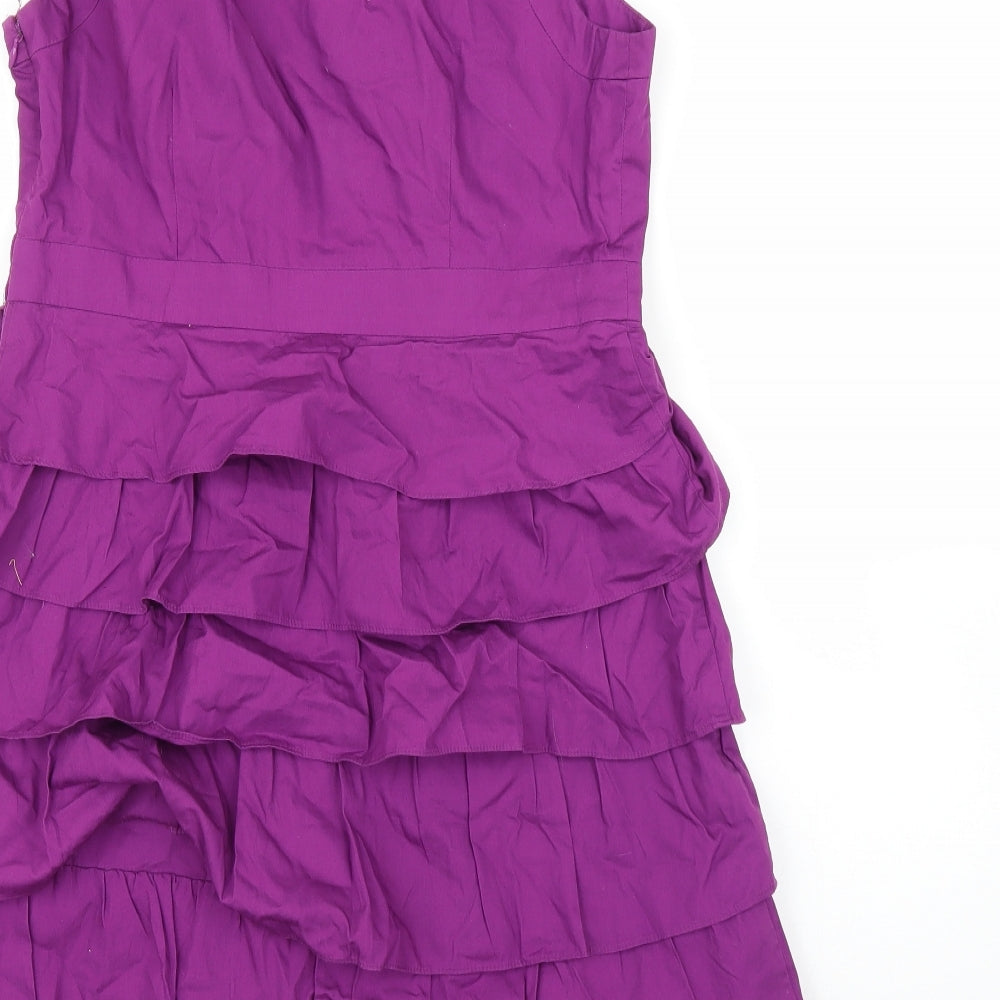 Coleen x Womens Purple A-Line Size 12