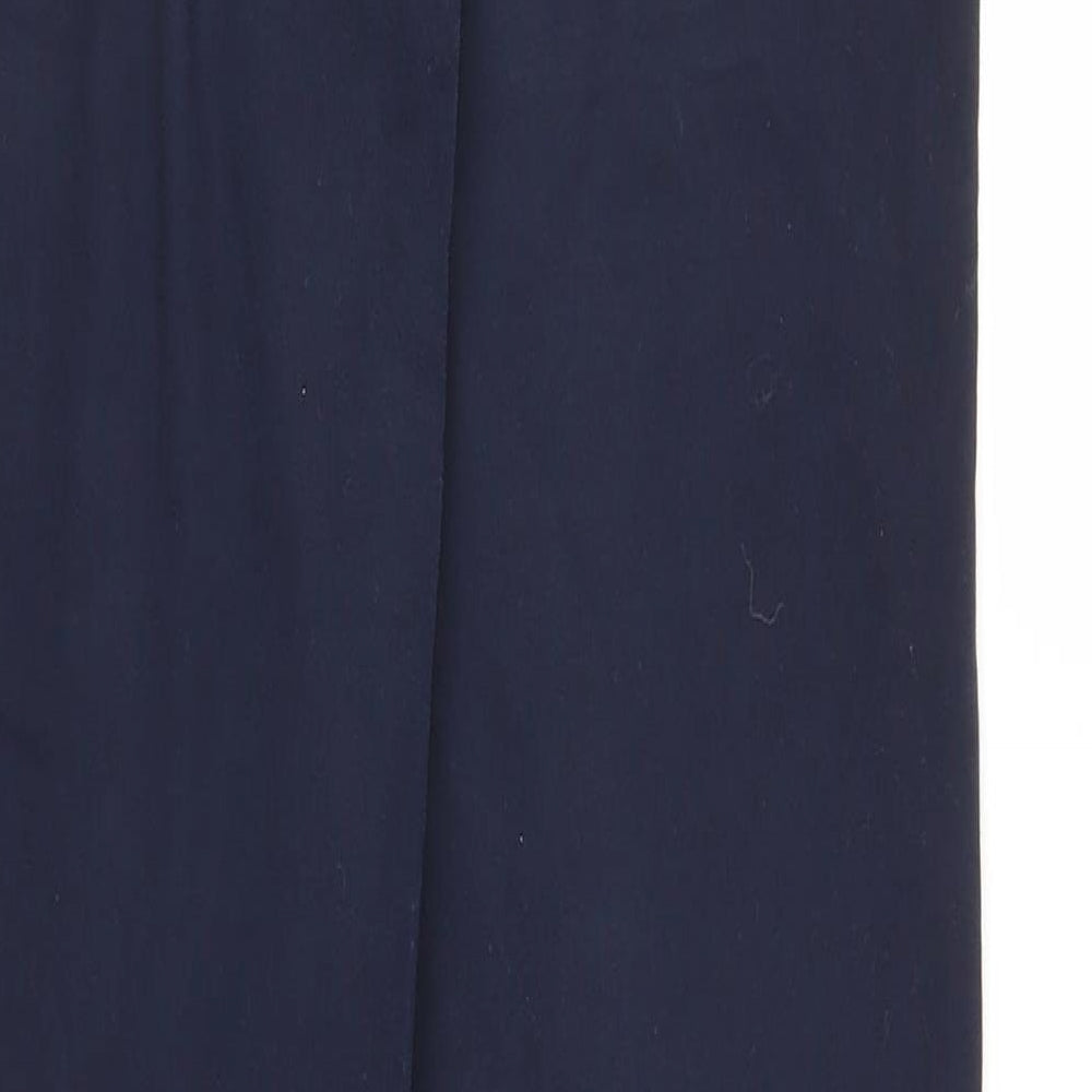 Camaieu Womens Blue Pedal Pusher Trousers Size 8 L27 in