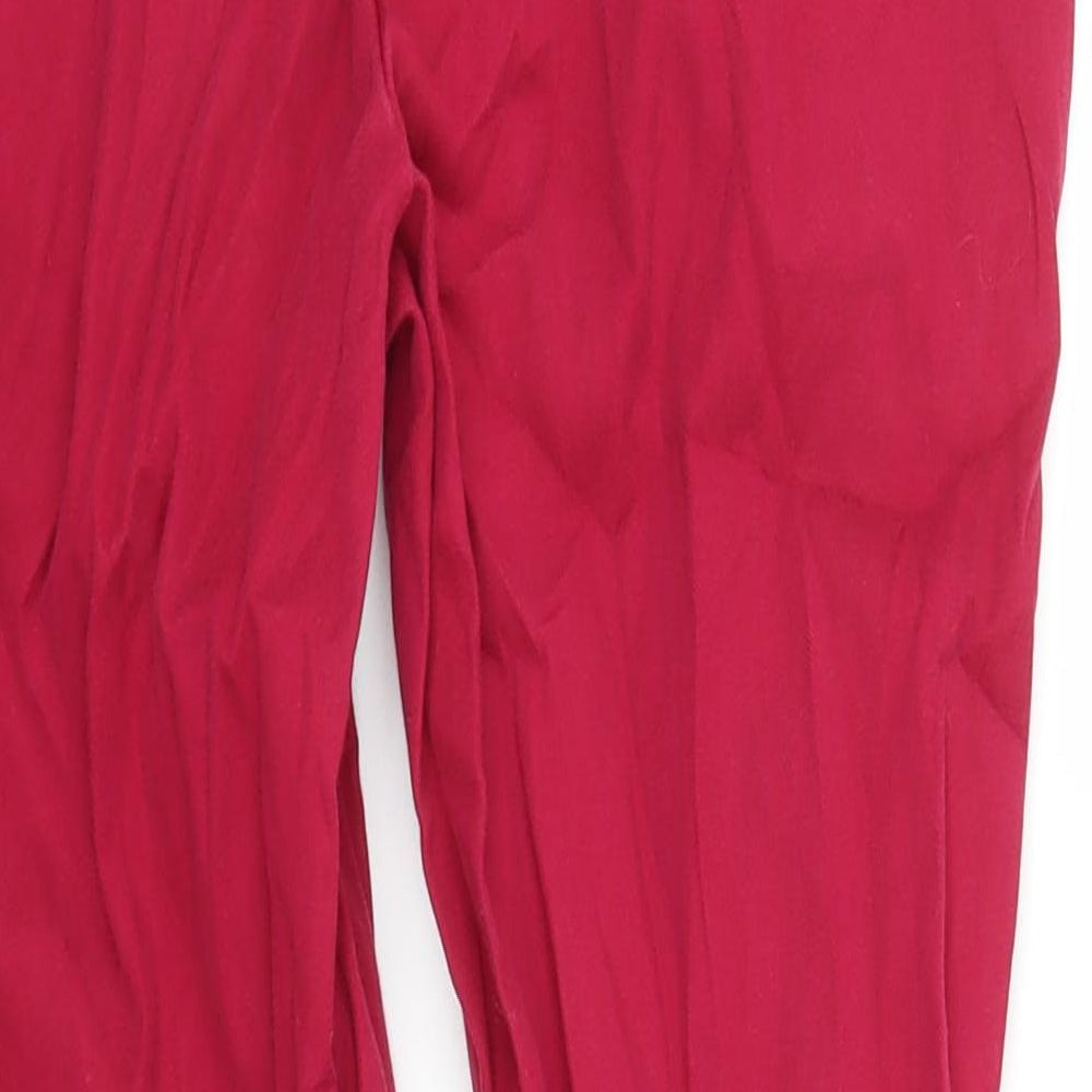 NEXT Womens Pink Capri Trousers Size 10 L23 in