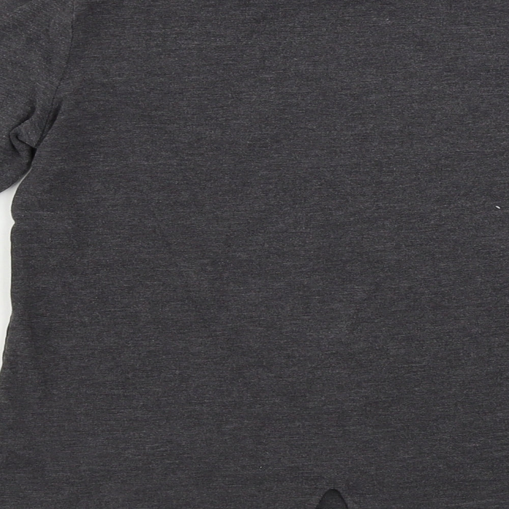 Matalan Girls Grey Basic T-Shirt Size 9 Years