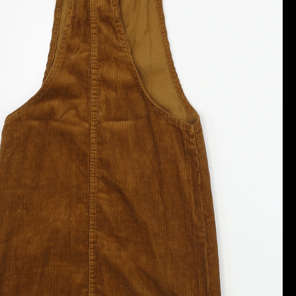 denim co Womens Brown Dungaree One-Piece Size 6