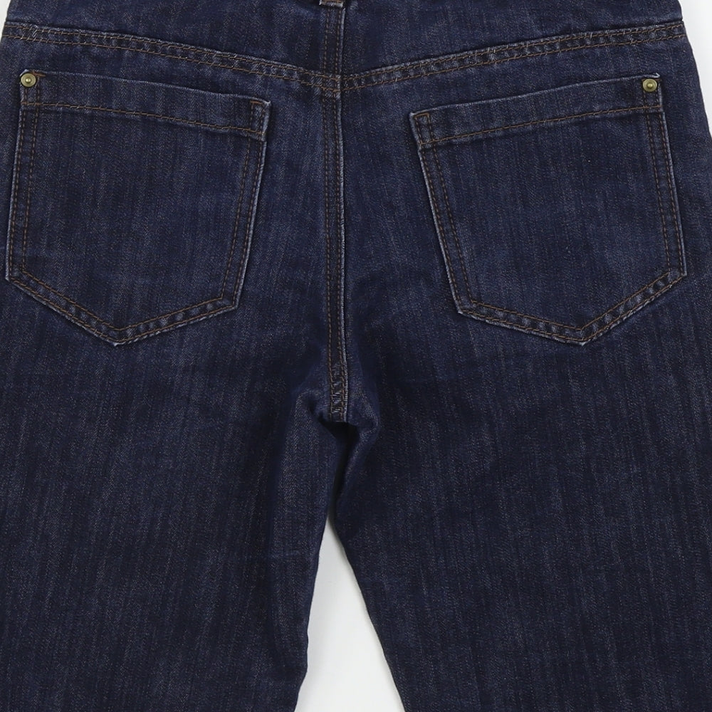 R Essential Boys Blue Cropped Trousers Size 12 Years