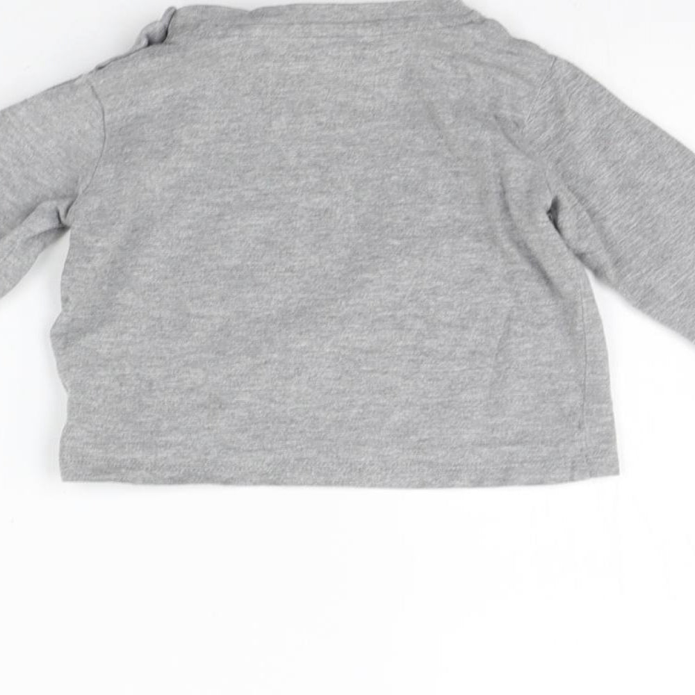 TU Girls Grey Basic T-Shirt Size 6-9 Months