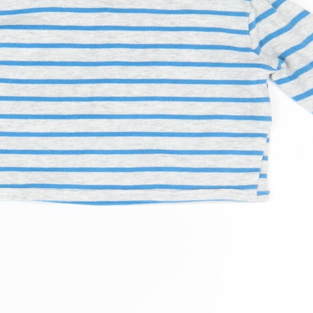 Primark Boys Blue Striped Pullover Jumper Size 6-9 Months
