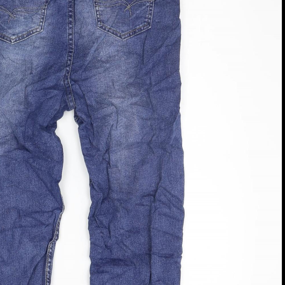 Cotton Traders Womens Blue Straight Jeans Size 12 L20 in