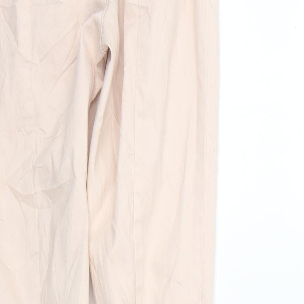 H&M Womens Beige Trousers Size 8 L27 in