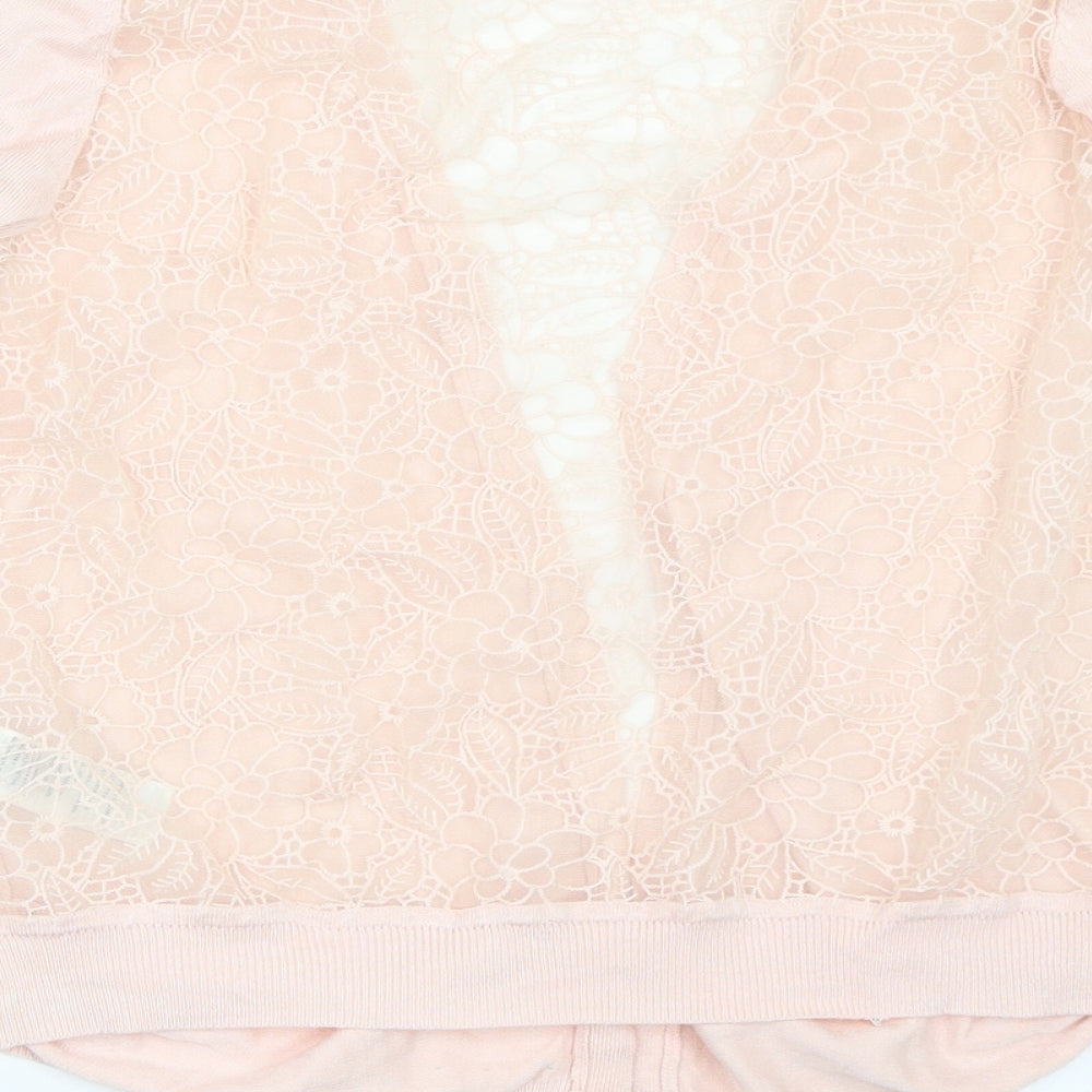 New Look Womens Pink Cardigan Jumper Size 10
