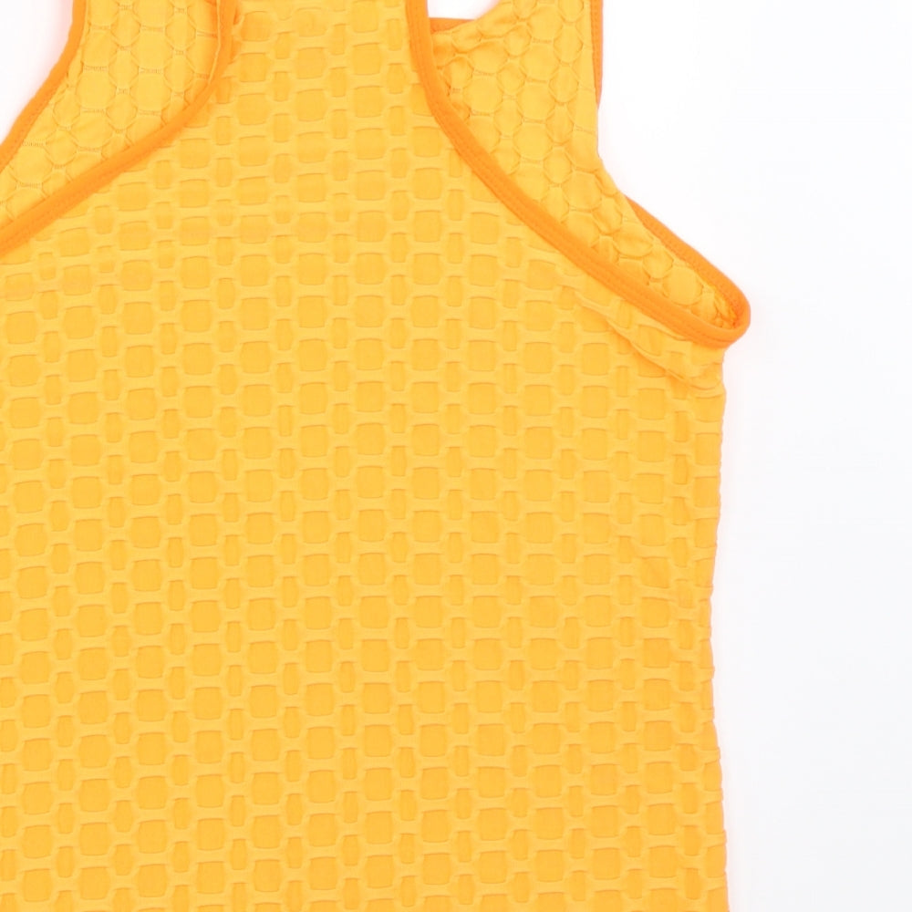 Preworn Womens Orange Basic Tank Size S