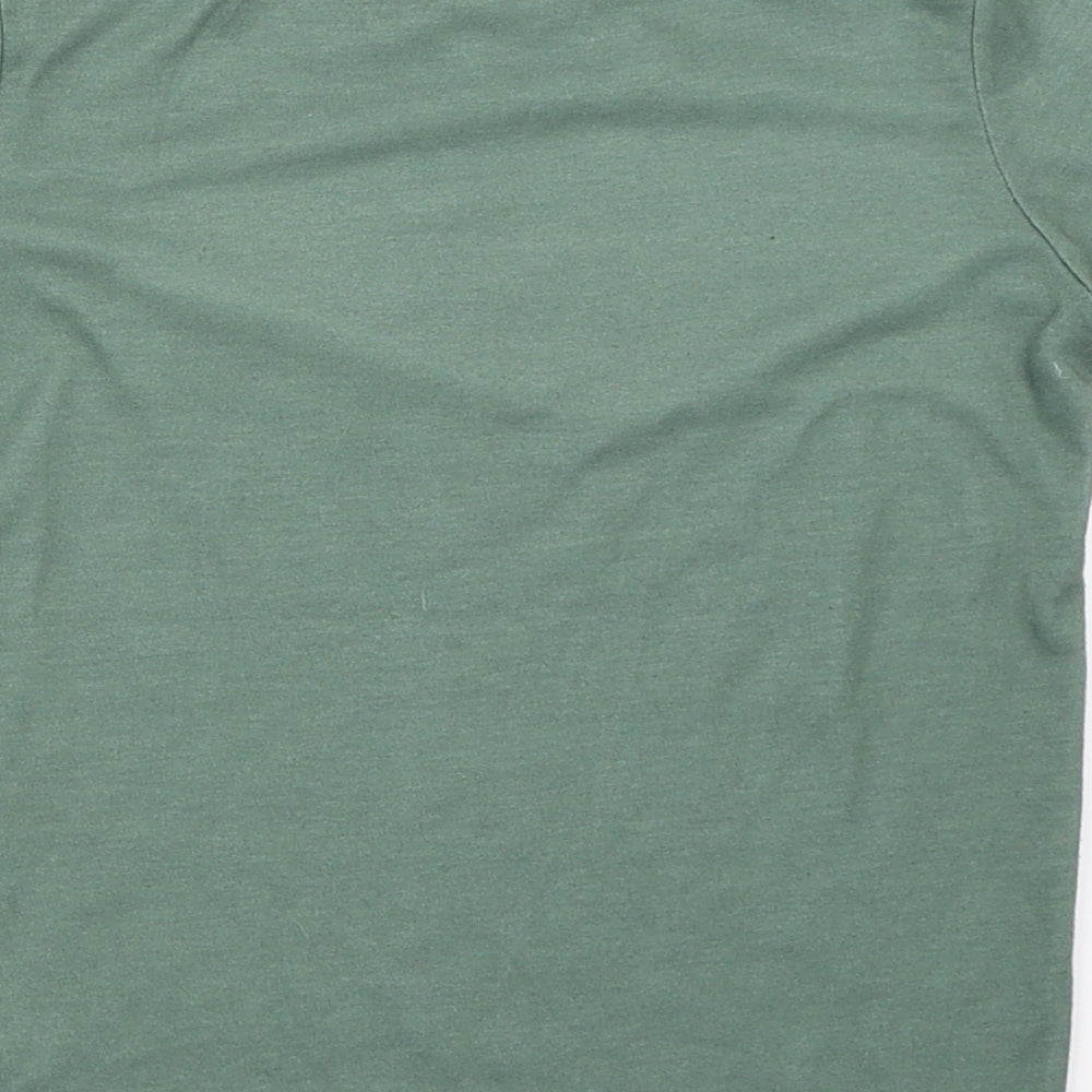 George Girls Green Basic T-Shirt Size 7-8 Years