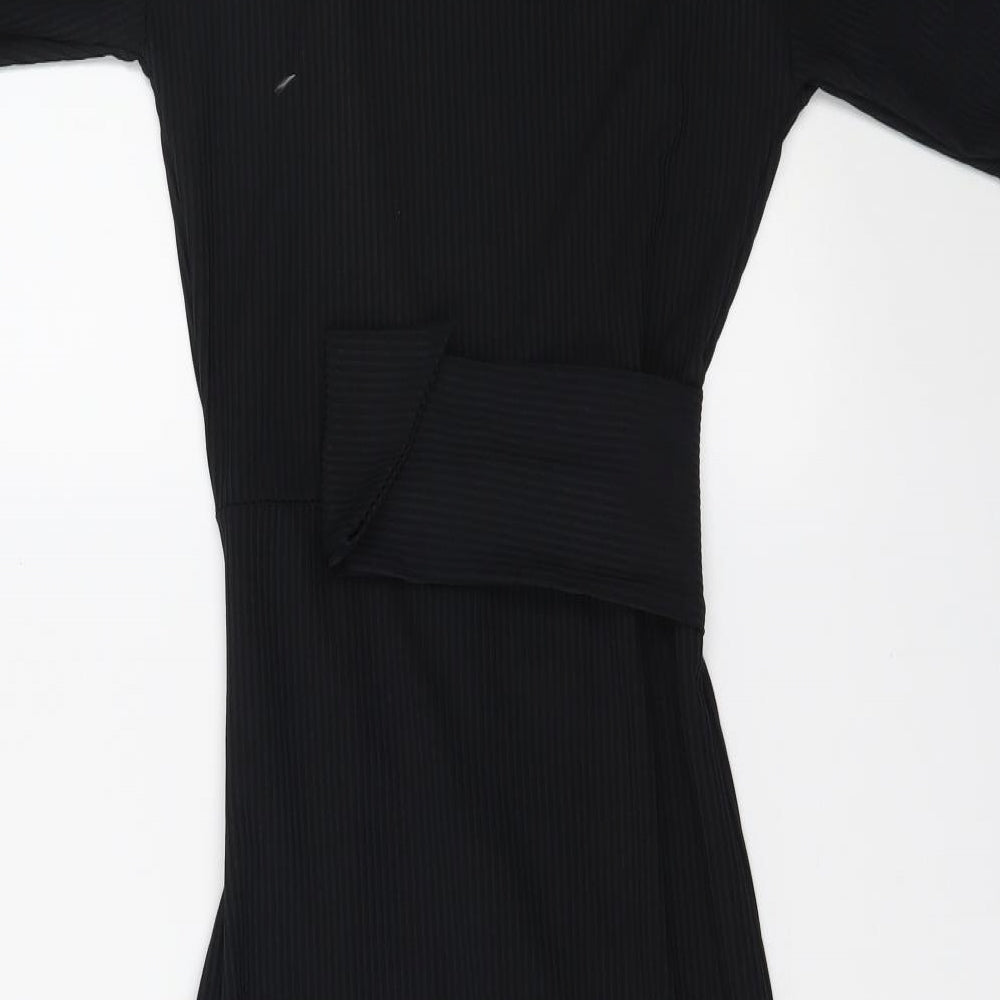 Missguided Womens Black Fit & Flare Size 8