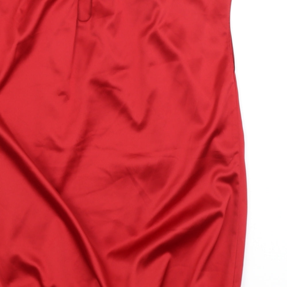 Et Vous Womens Red Tunic Tank Size 8