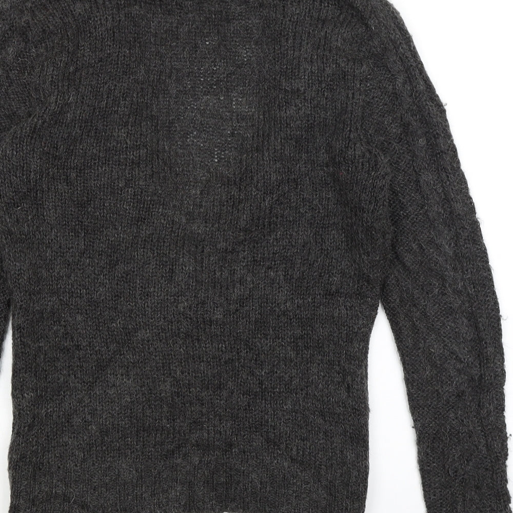 Divided Womens Grey Cardigan Jumper Size 10