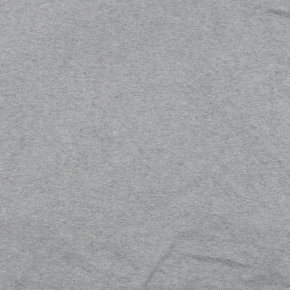 Mango Womens Grey Wrap Jumper Size S