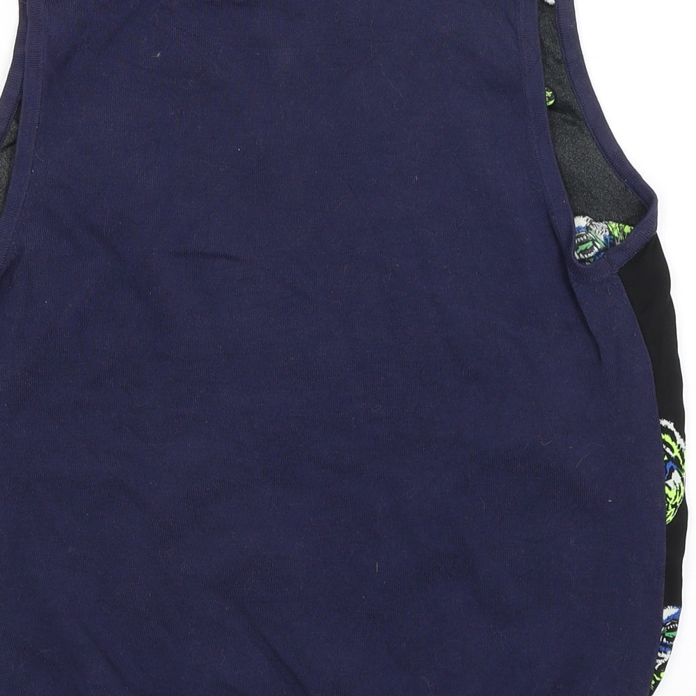 Cherry Couture Womens Blue Vest Jumper Size 10 - Tiger