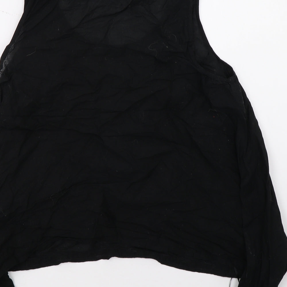 F&F Womens Black Basic Blouse Size 16