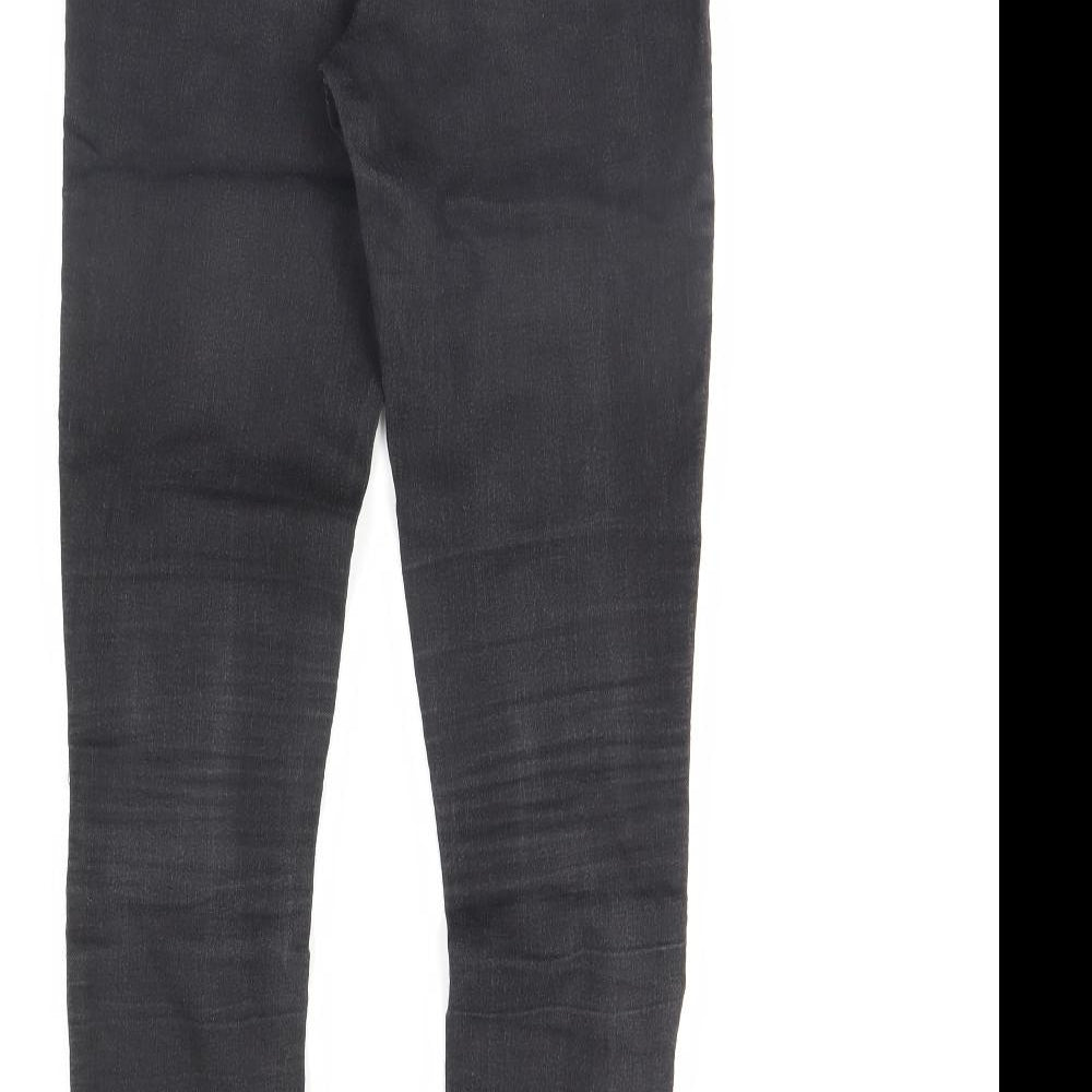 New Look Womens Black Denim Skinny Jeans Size 10 L29 in