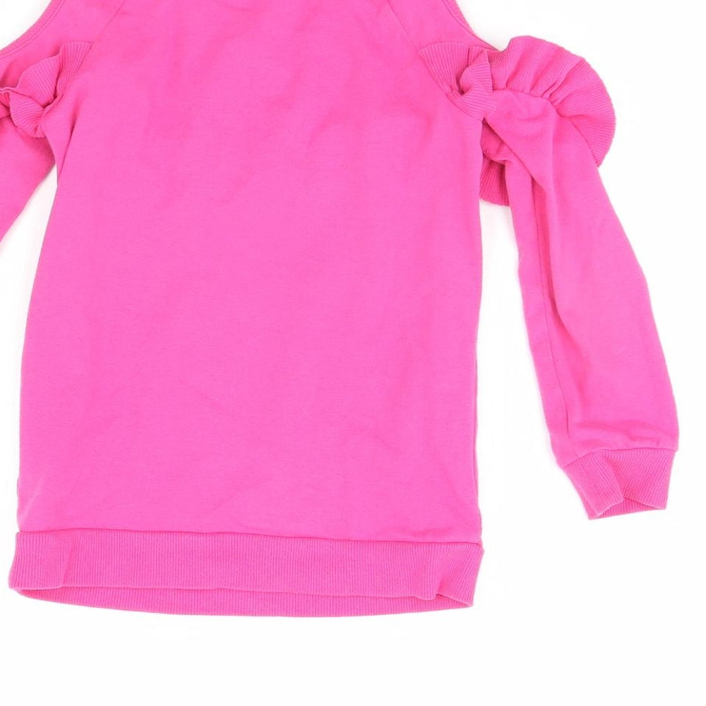 Juicy Couture Girls Pink Pullover Jumper Size 4 Years
