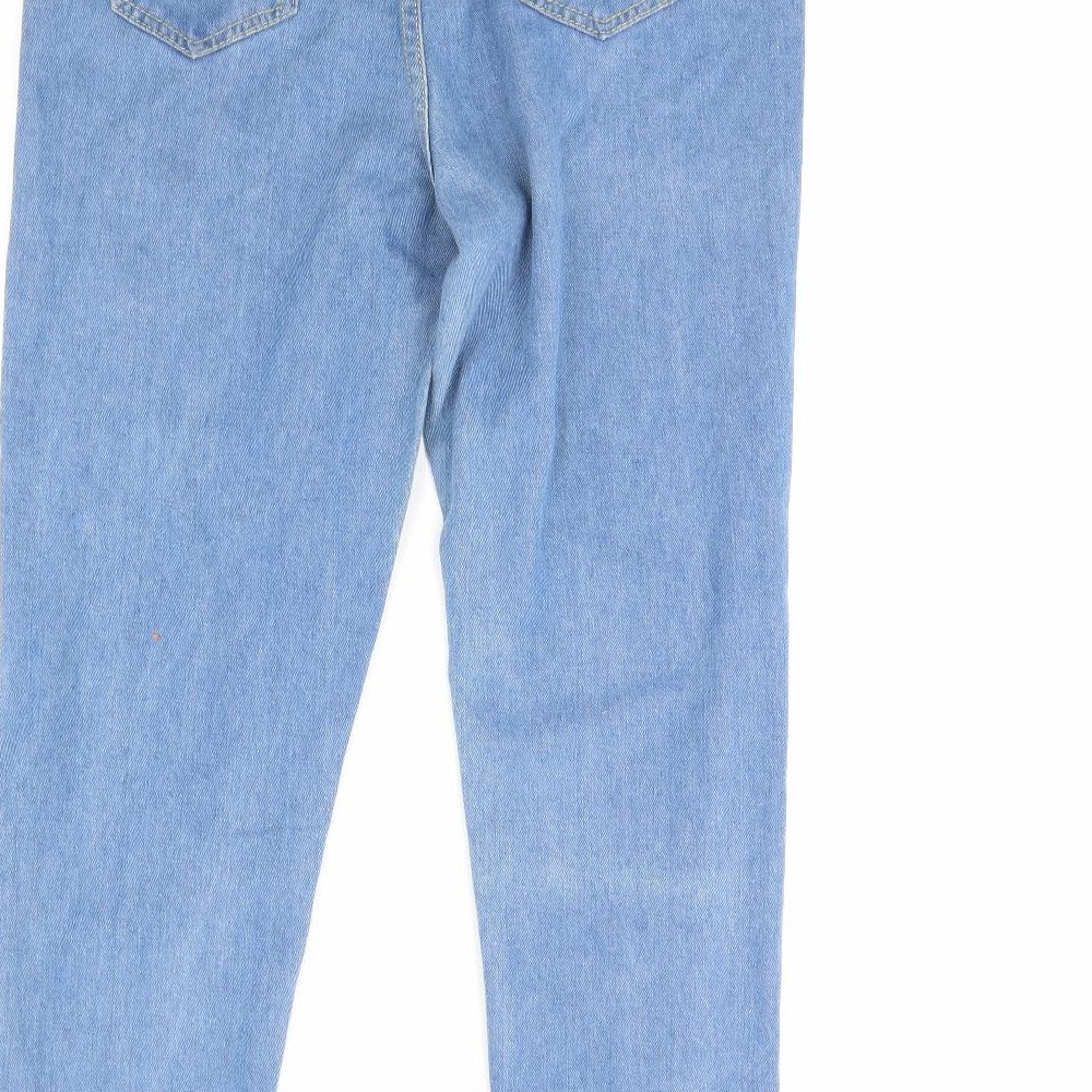 I SAW IT FIRST Womens Blue Denim Straight Jeans Size 10 L29 in