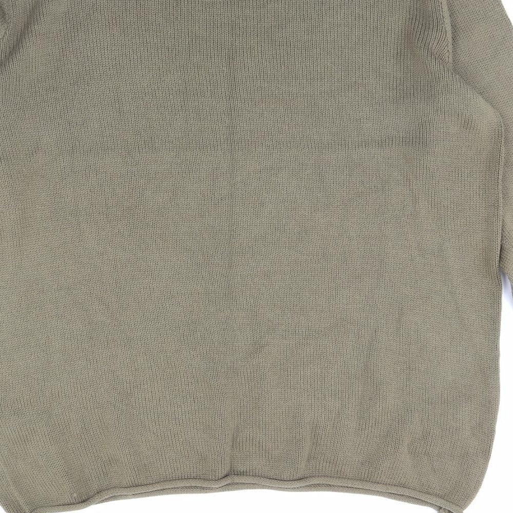 Siksih Mens Green Pullover Jumper Size L