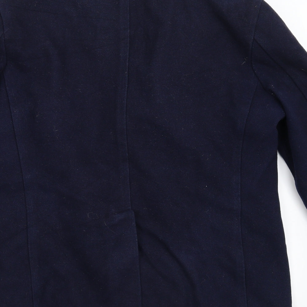 ASOS Womens Blue Overcoat Coat Size M