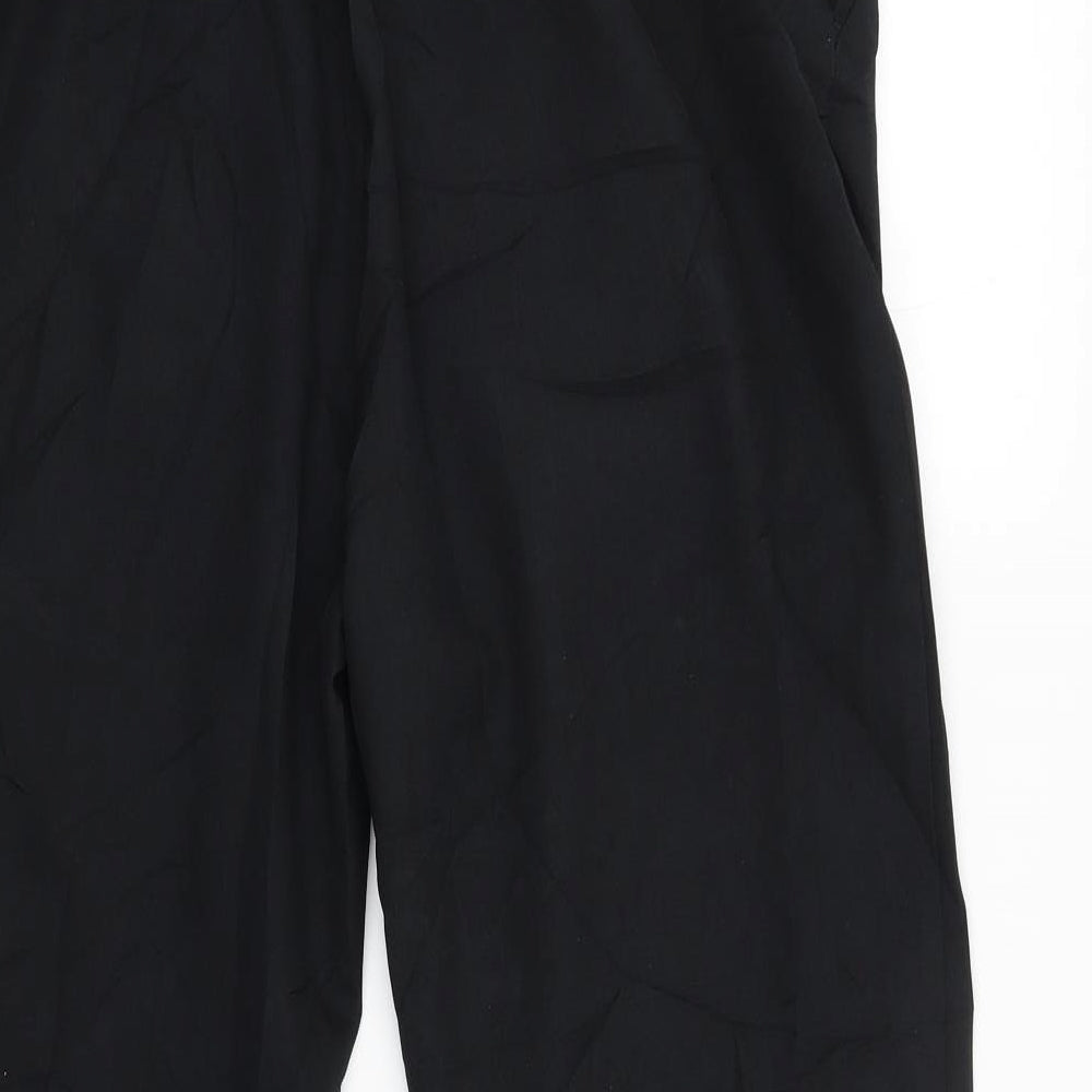Marks & Spencer Womens Black Trousers Size 14 L25 in