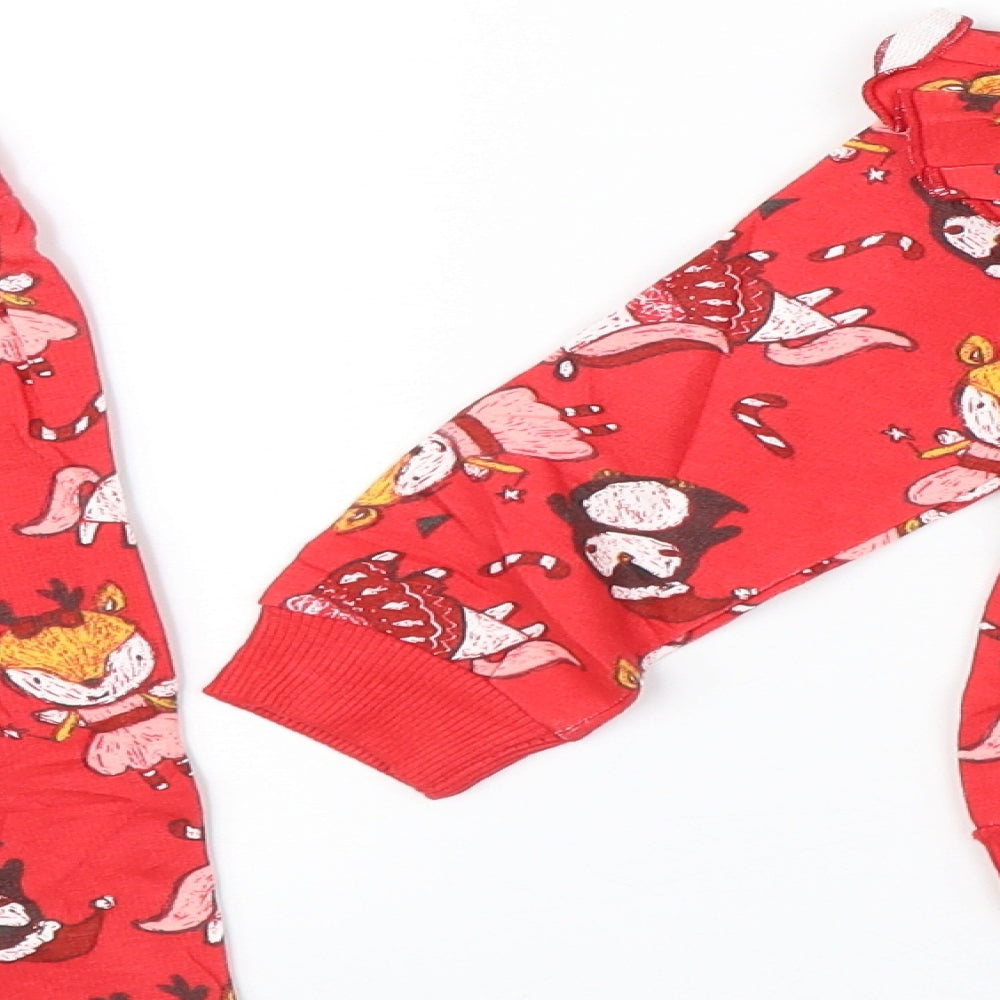Studio Baby Baby Red Trousers Set Outfit/Set Size 6-9 Months