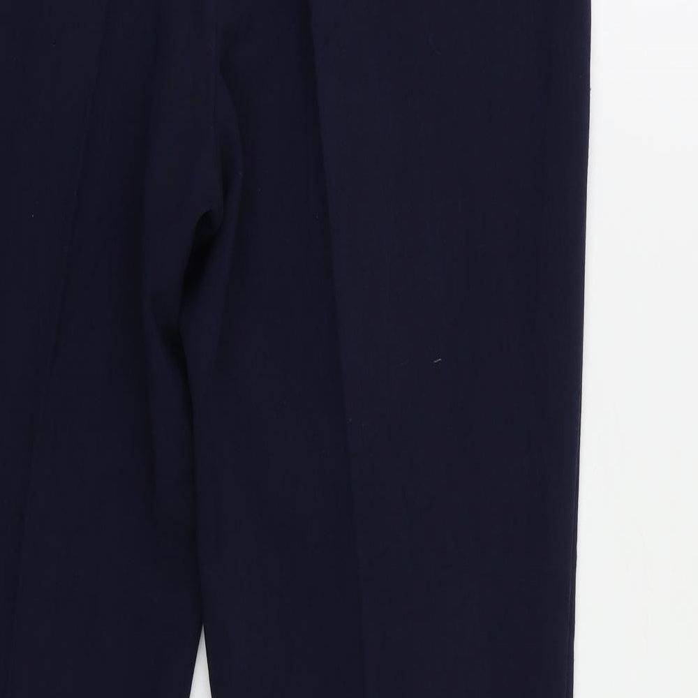 Anista Womens Blue Trousers Size 12 L25 in