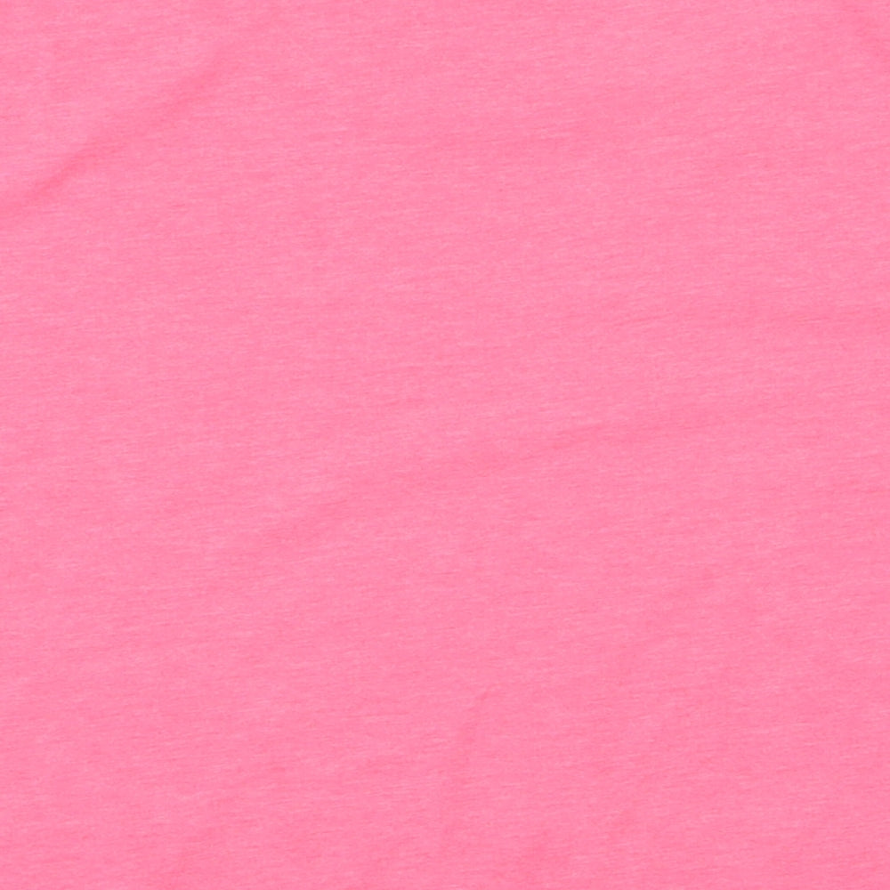 Atmosphere Womens Pink Cropped T-Shirt Size 6 - Crop Top