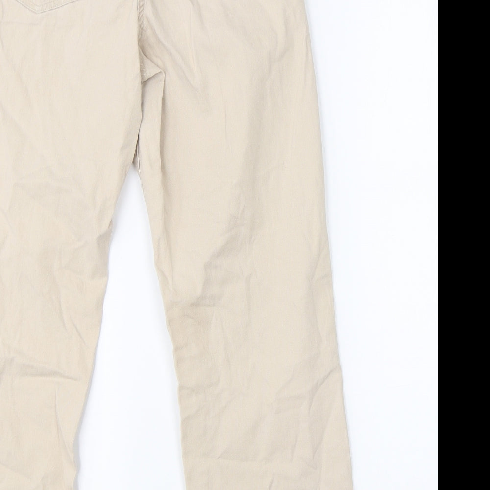 Damart Womens Beige Cargo Trousers Size 28 in L23 in
