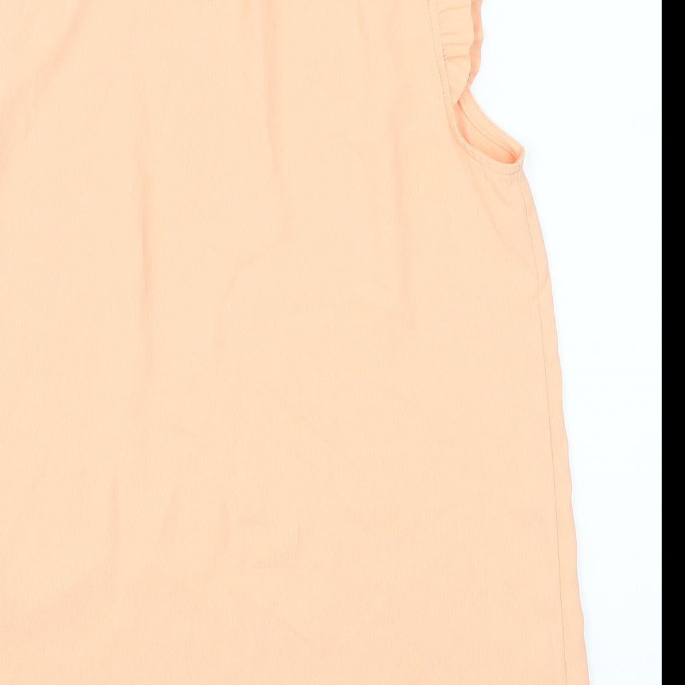 Dorothy Perkins Womens Orange Basic Blouse Size 6