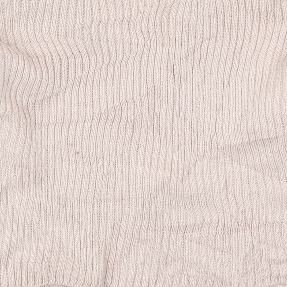 SheIn Womens Pink Knit Pullover Jumper Size S