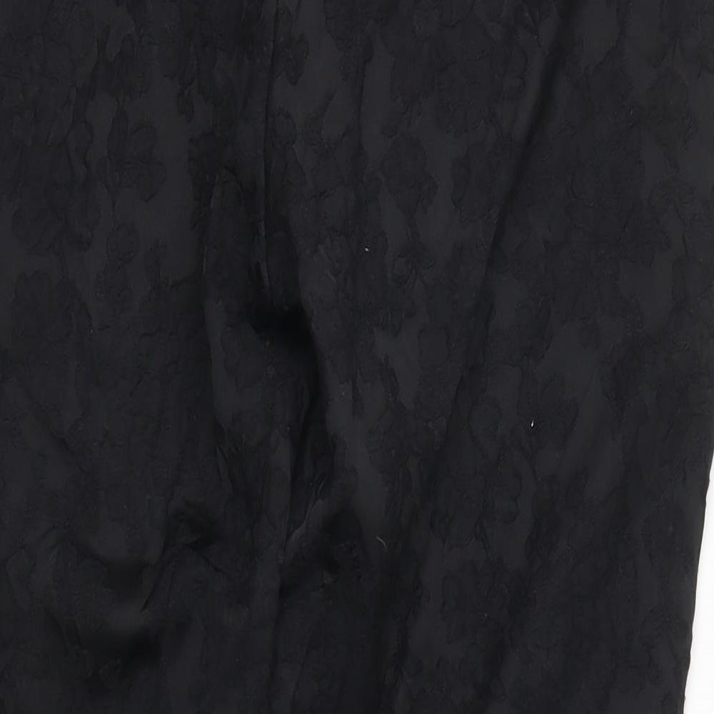 Coleen Nolan Womens Blue Floral Trousers Size 37 in L28 in